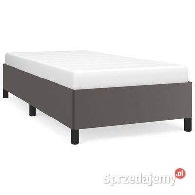 vidaXL Rama łóżka szara 90x200 sztuczna Ramy i stelaże sprzedam