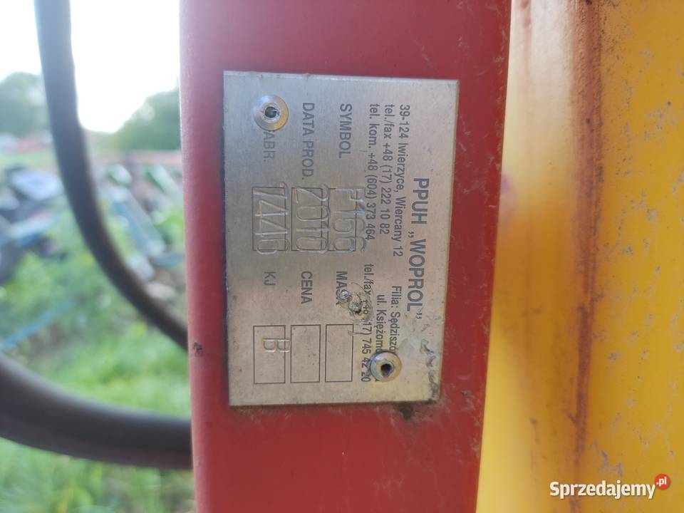 Opryskiwacz Woprol 600l 12m lance lubelskie