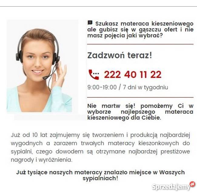 Materac termoelastyczny 90x200 ALVARE EUFORIA