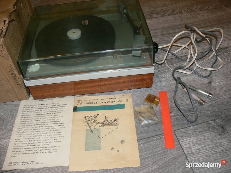 Zabytkowy Gramofon Fonica Delta 450G MonoStereo Tomaszów Mazowiecki