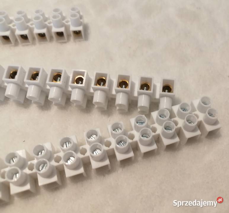 Złączka listwa zaciskowa 12torowa biała 6mm2 6A Czeladź sprzedam