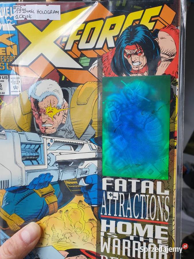 XForce komiks Marvel USA z hologramem 1993 Komiksy
