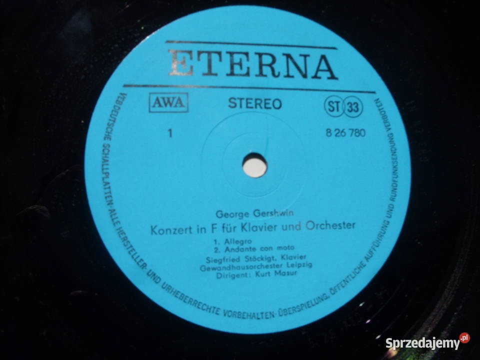 Jazz LP George GershwinRapsodie in Blue 1975 Wołów