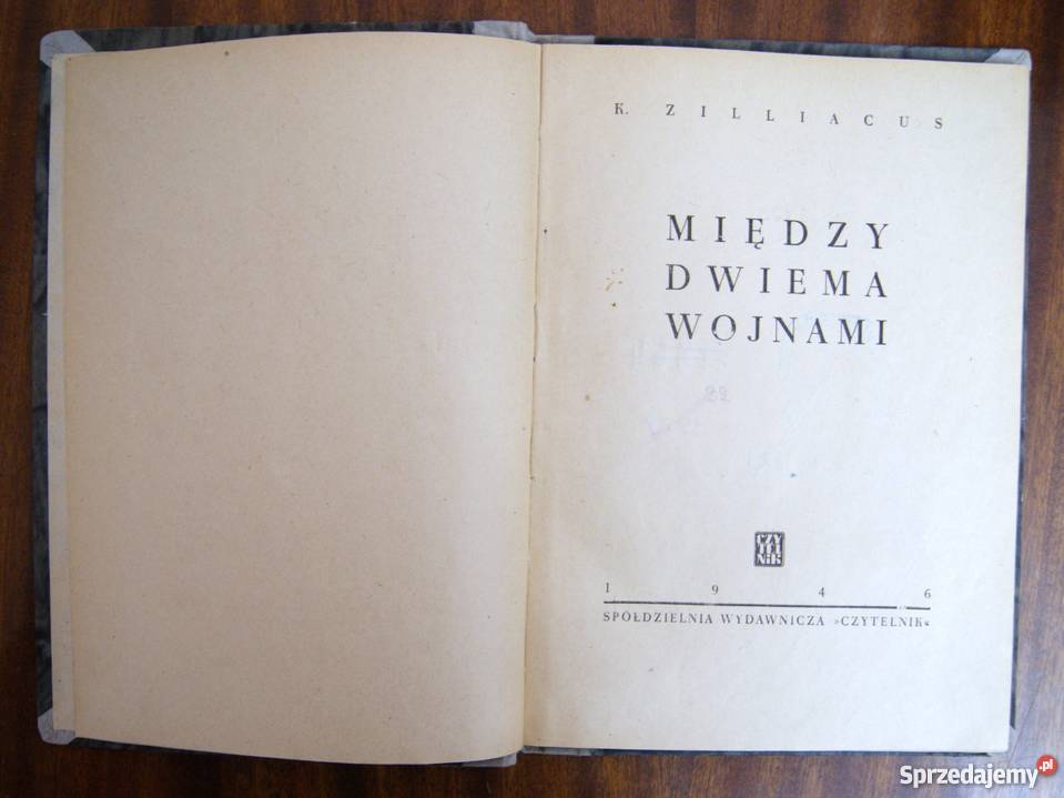 Konnie Zilliacus Między dwiema wojnami 1946 Parczew sprzedam