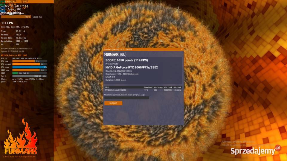 Komputer gamingowy RTX 2060 Ryzen 5 2600 16GB Ostrów Wielkopolski