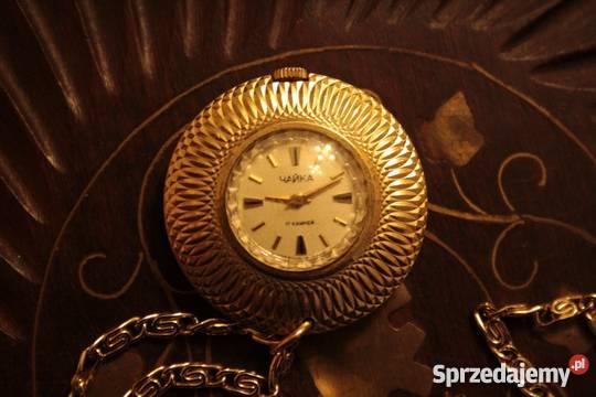 Rosyjski zegarek firmy Czajka pozłacany pozłacane Inowrocław