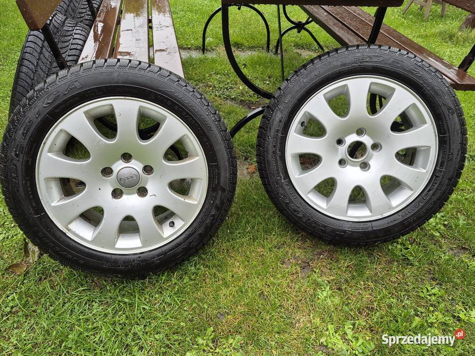 Felgi z nowymi oponami 5x112 r16 audi VW Średnica 16"