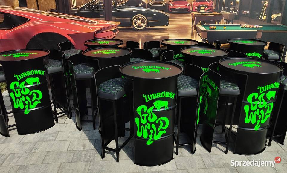 Beczka z Hokerami Hit Meble wielkopolskie Śrem sprzedam