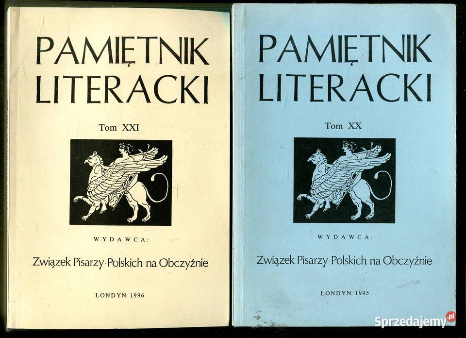 Pamiętnik Literacki TXX XXI Rok wydania 1995 Szczecin sprzedam