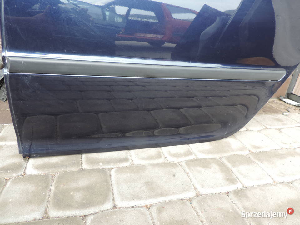 DRZWI LEWY TYŁ BMW E46 SEDAN ORIENTBLAU części blacharskie