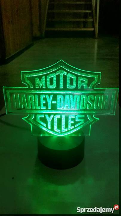 Lampka led 3d Harley Davidson Motor Czechowice-Dziedzice