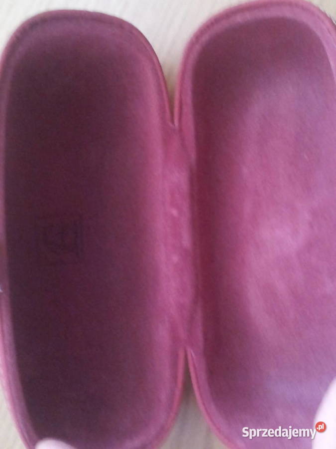 Futerał na okularybordowo koralowy Pszczyna