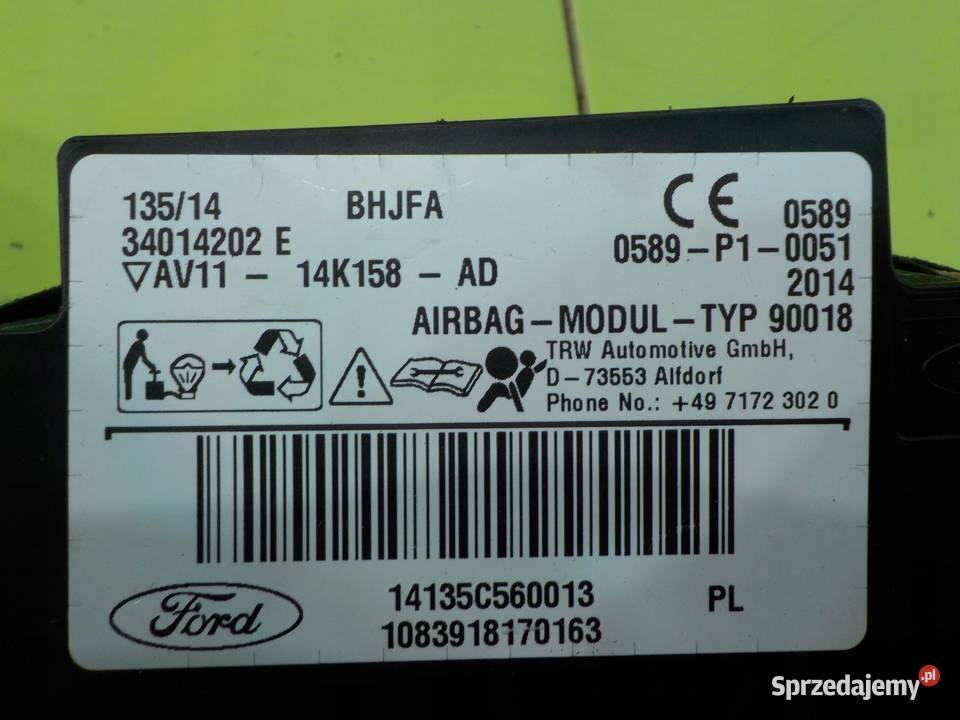 FORD B 14 B 14r 5D kurtyna lewa 34014202E mazowieckie