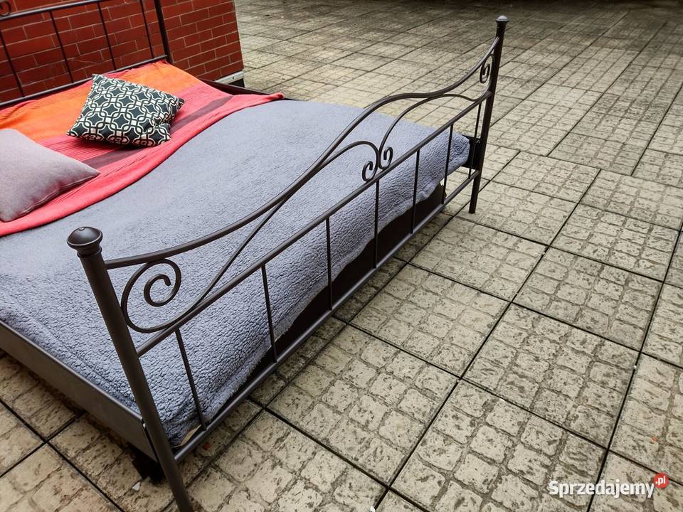 stylowe łóżko materac O K A Z J A Wrocław