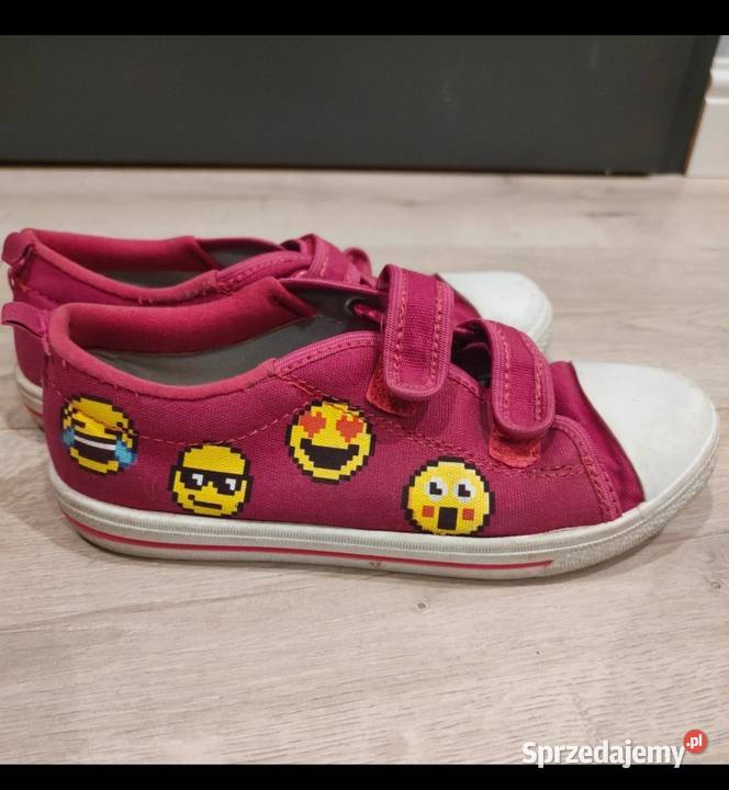 Buty z uśmieszkami różowy Warszawa sprzedam