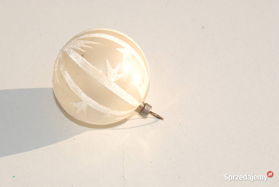 Stara bombka ozdoba choinkowa rękodzieło antyk Cieszyn