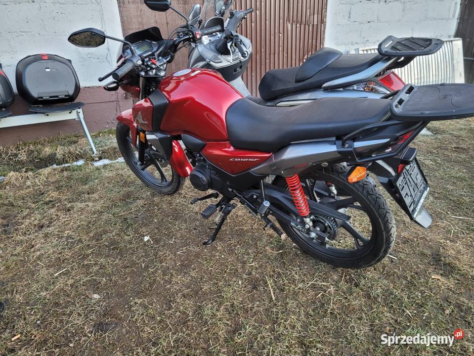 Honda cb125f kufry Siemiatycze