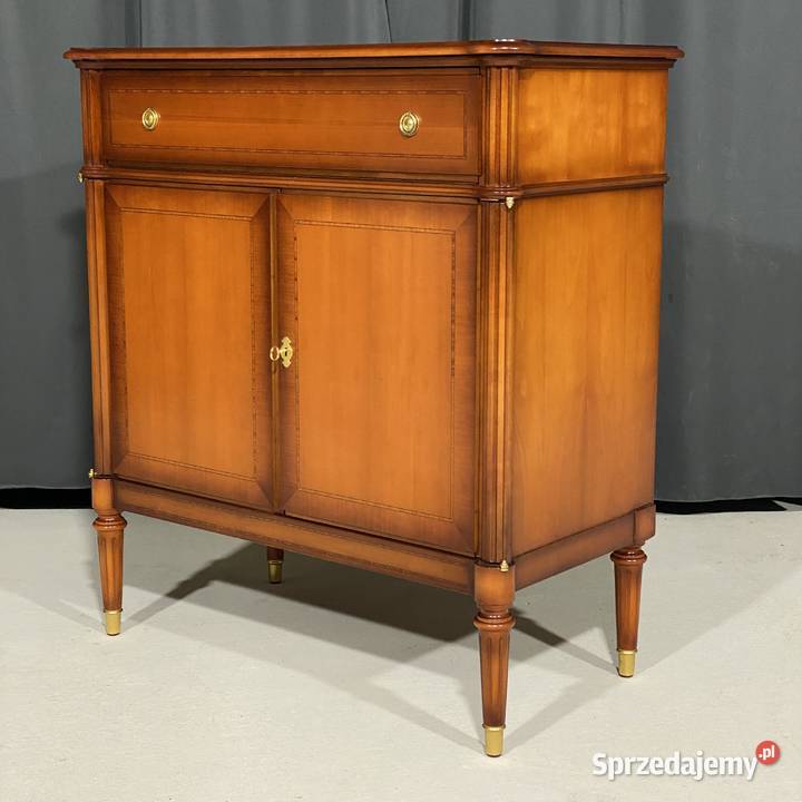 Intarsjowany wiśniowy barek komoda szafka na zachodniopomorskie