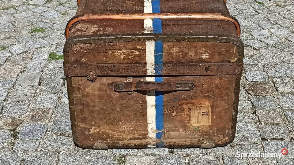 Stary duży kufer podróżny dolnośląskie Wrocław