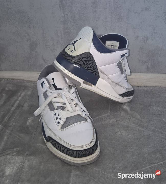 Buty chłopiec Jordan 3 Retro Midnight Navy 40 Łódź