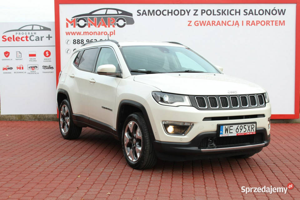 Jeep Compass LIMITED Automat 4WD 4x4 Salon Włocławek