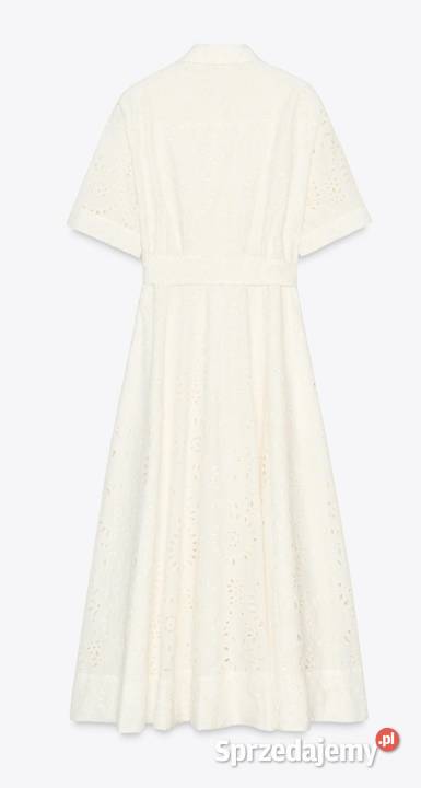 Sukienka midi ażurowa XL hafty Zara XXL Zara Spódnice i sukienki sprzedam