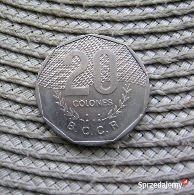 Kostaryka 20 Colomów 1983r