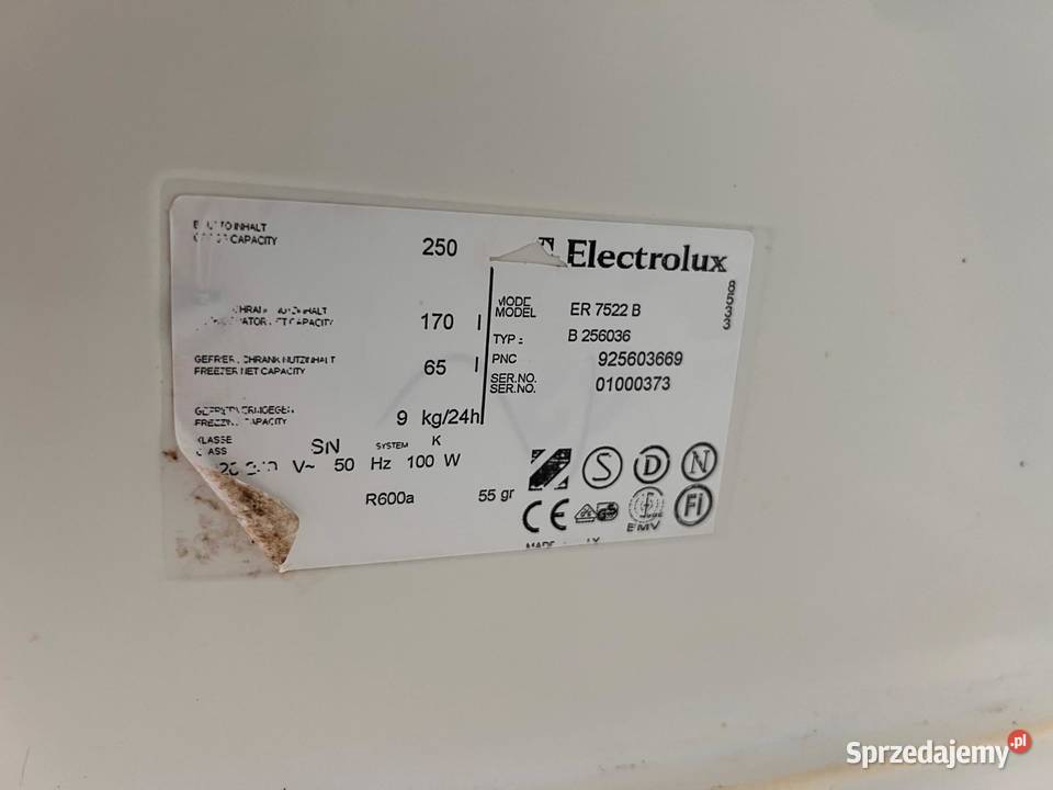 Lodówka ELECTROLUX 150 solidna 100 SPRAWNA Warszawa