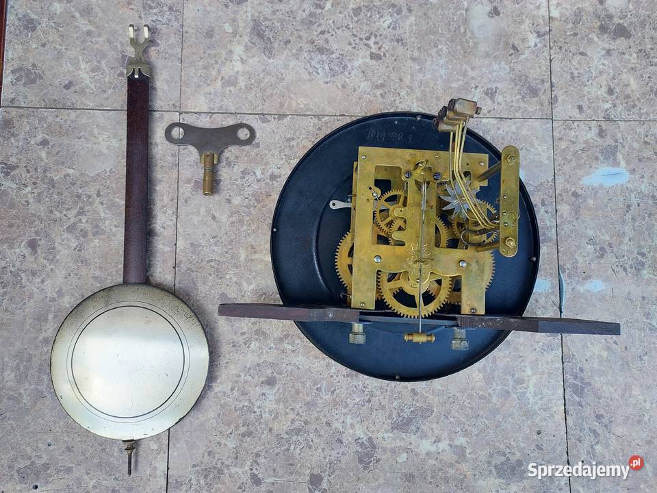Stary zegar ścienny Junghans 1932r sprawny film pomorskie Tczew