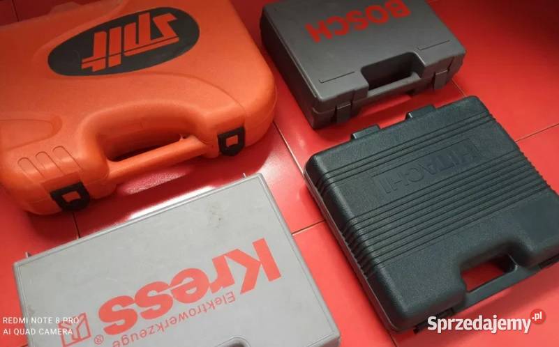 4 walizki Bosch Hitachi Kress Spit tanio