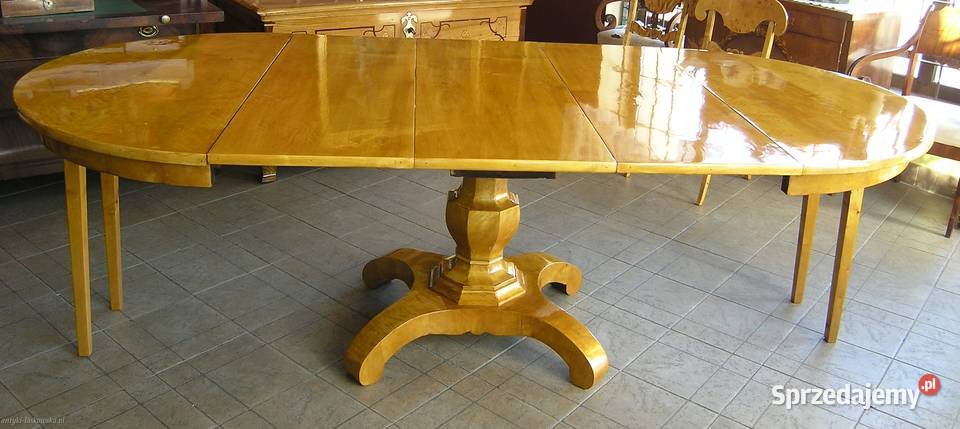 Stół rozkładany Biedermeier