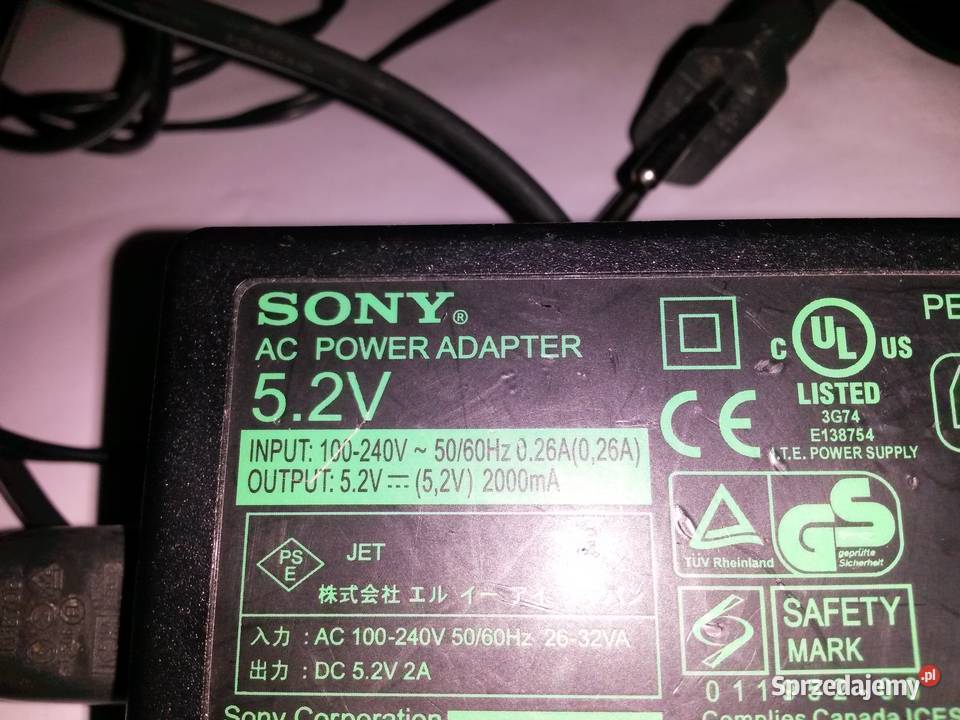 Ładowarka zasilacz SONY 52V 2A 2000mA PEGAAC10 Poznań
