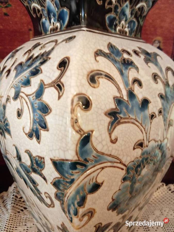 2 wazony porcelanowe ręcznie malowane 31 2 Porcelana i szkło Piotrówek sprzedam