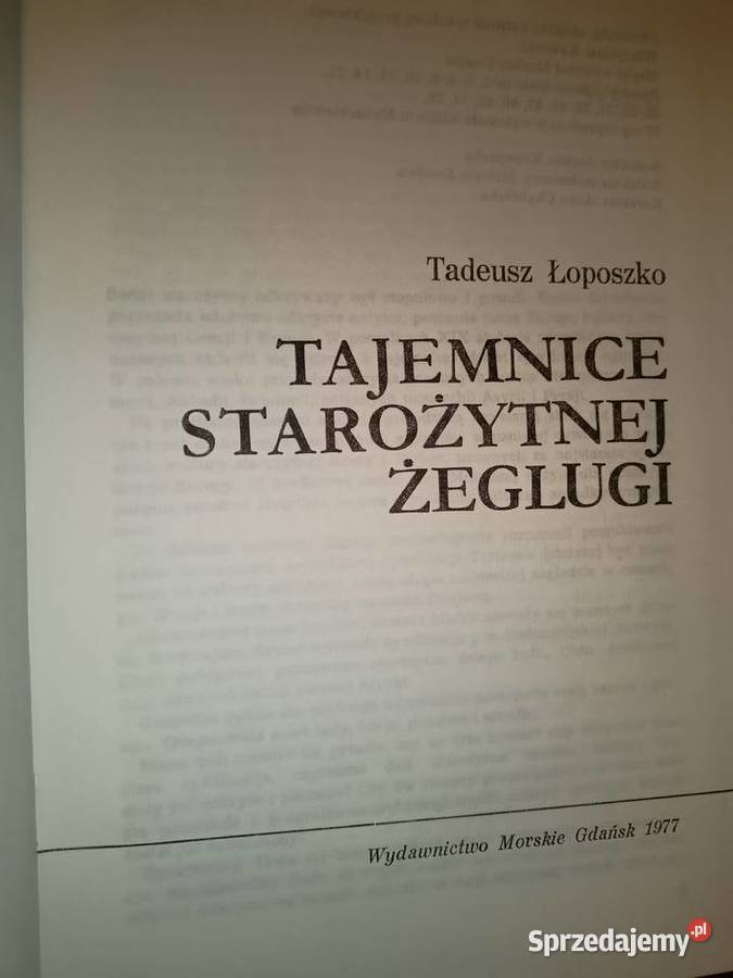 Tajemnice starożytnej żeglugi Łoposzko Warszawa