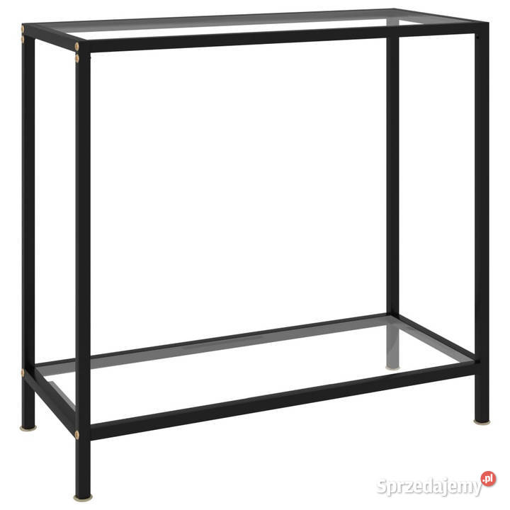 Stolik konsolowy przezroczysty 80x35x75 szkło Stoły Warszawa sprzedam