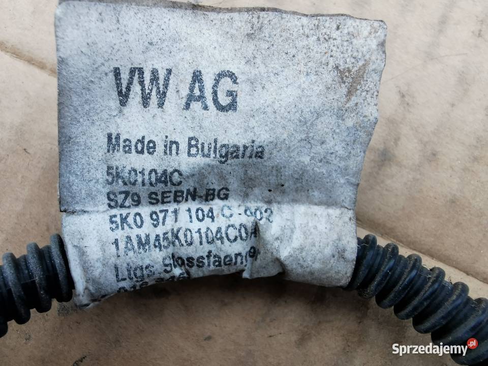 Instalacja wiązka zderzaka tył golf 6 VI hb 4pdc wielkopolskie