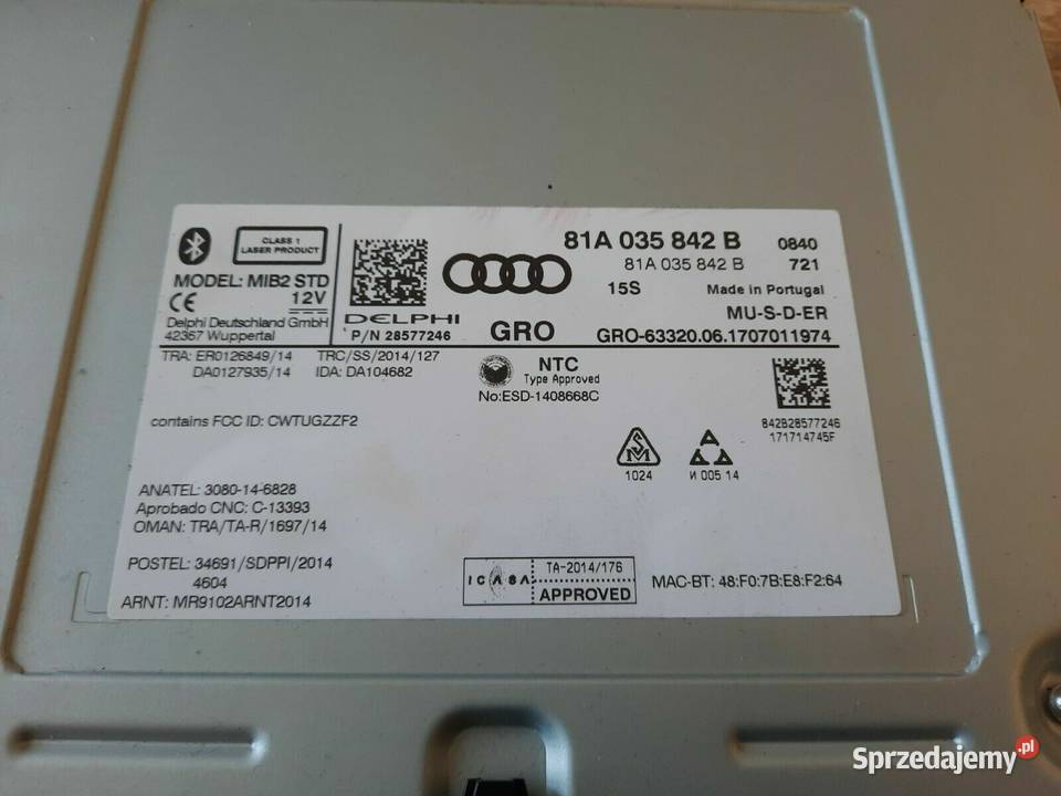 Audi A3 8V Q2 Komputer Centralny MIB MMI Radio osobowe dolnośląskie Świerzawa