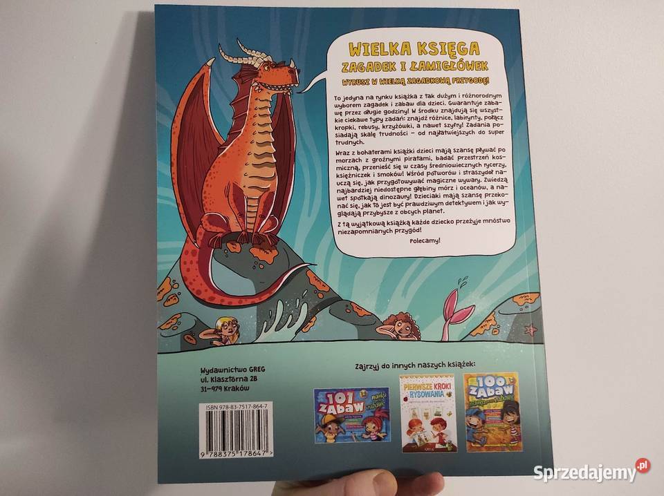 Nowa książka wielka księga zagadek i łamigłówek mazowieckie Płock