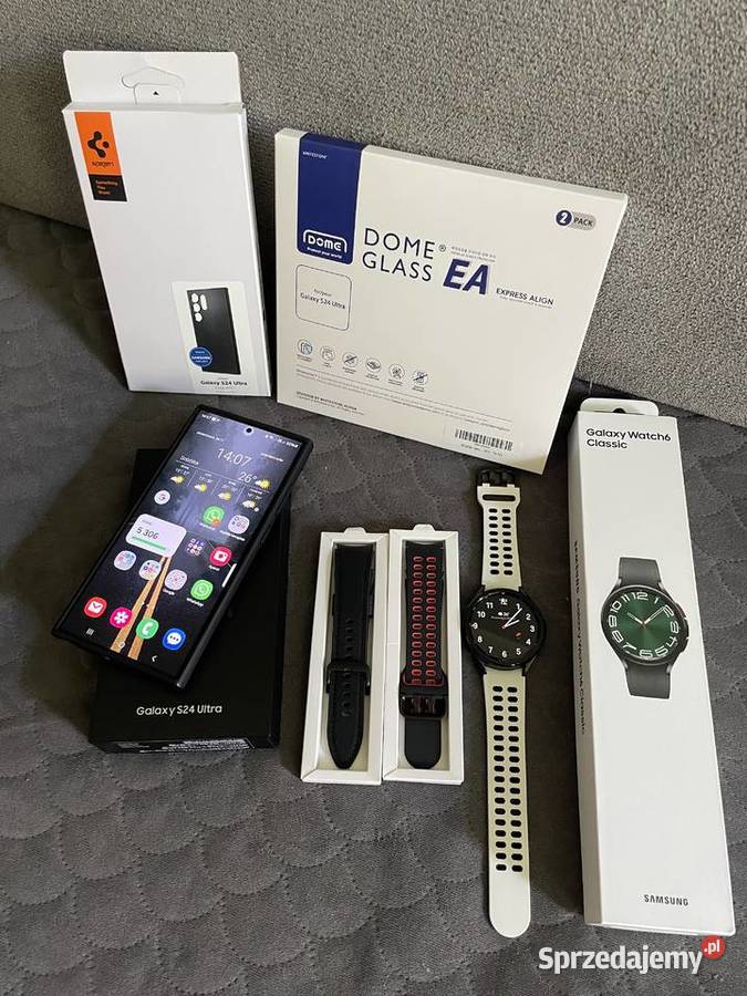 Samsung Galaxy s24 Ultra 512GB Czarny Smartwatch dolnośląskie Sobótka