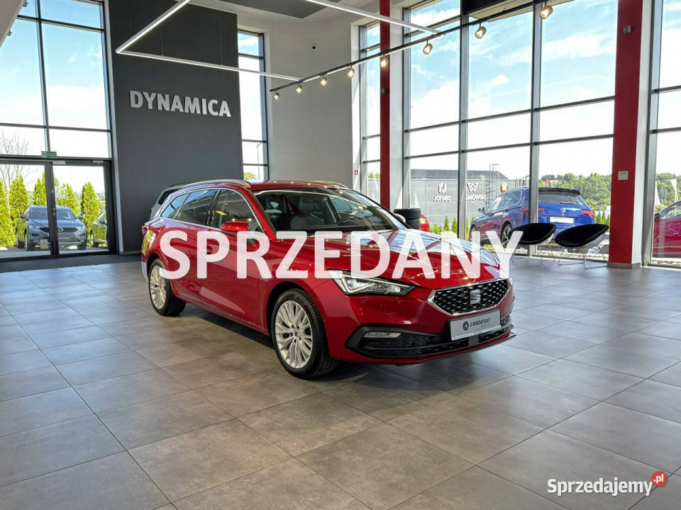 Seat Leon ST Xcellence 15TSI 150 M6 2021 r salon lakier metallic Myślenice