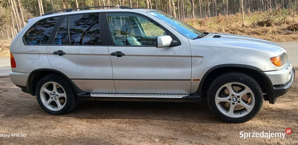 X5 e53 benzyna 30i M54 plus LPG skórzana tapicerka