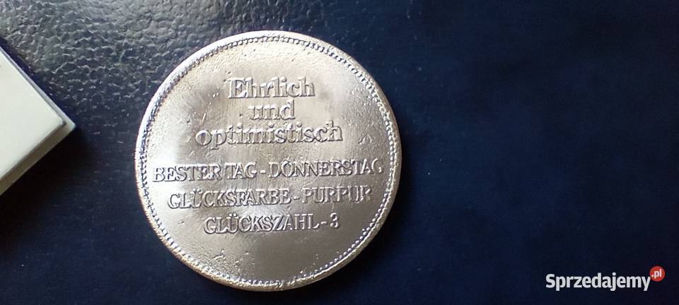 Stare monety Medal Strzelec Niemcy Numizmatyka Lesko