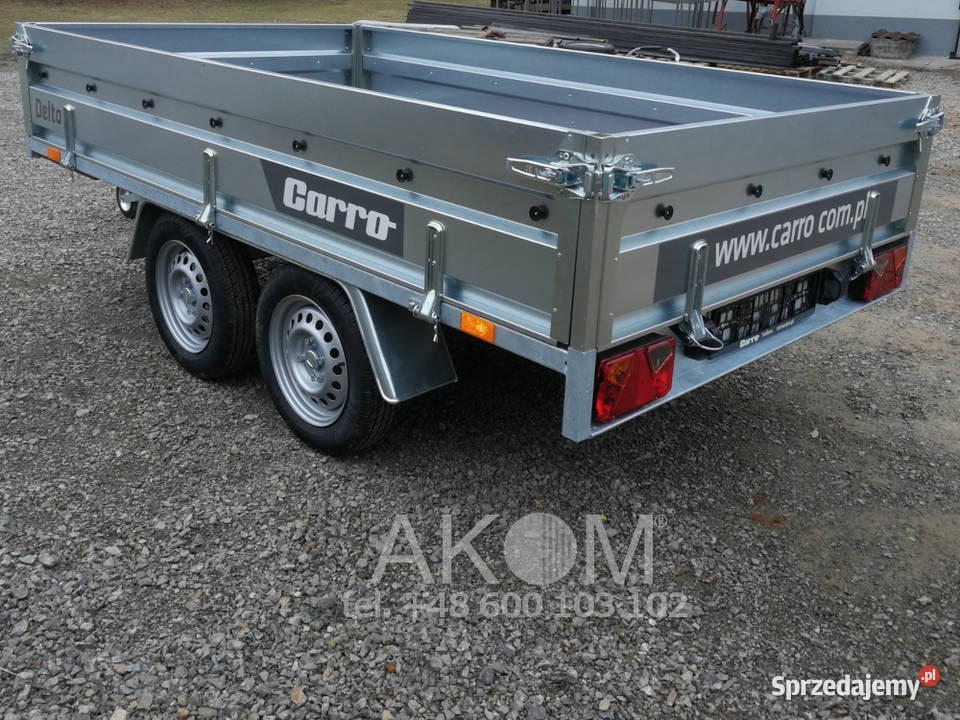 Mocna przyczepa lekka CARRO DELTA 2615 2w1 Do samochodów osobowych Kowal