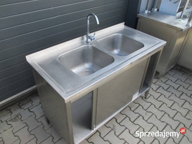 Zlew Gastronomiczny 2 Komorowy Drzwi Suwane wielkopolskie Ostrów Wielkopolski