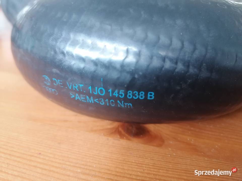WĄŻ RURA INTERCOOLERA AUDI SEAT SKODA 1J0145838B lubuskie Skwierzyna