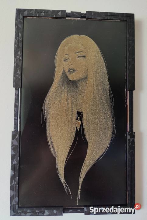 Obraz na czarnym szkle unikat niesamowity efekt Pszczyna