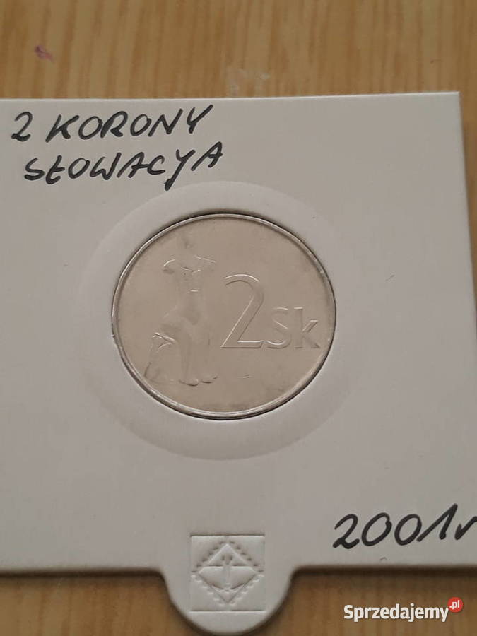2 Korony Słowacja 2001 r Numizmatyka Konin