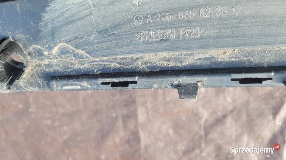 SPOILER DOKŁADKA ZDERZAKA TYŁ MERCEDES W205 AMG osobowe