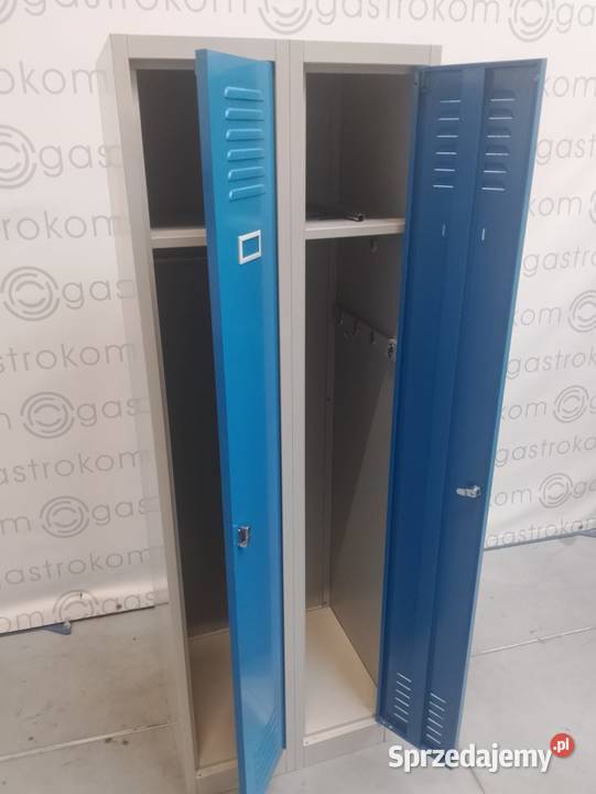 Szafka BHP podwójna drzwi niebieskie 60x50x180 dolnośląskie Wrocław