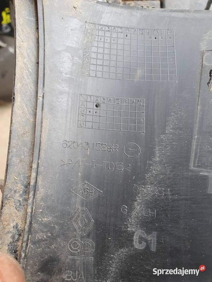 RENAULT CLIO V 5 ŚLIZG ZDERZAKA LEWY PRZÓD osobowe Międzychód sprzedam